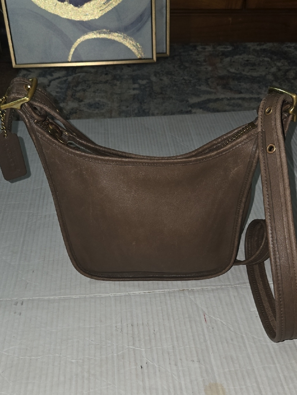 Vintage  Coach Janice  Leather Crossbody Bag